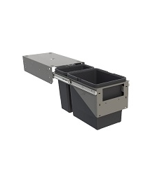 Tanova NZ Simplex Soft Close Kitchen Bin - 300mm and 350mm Cabinet Drawer Front Type - 1 x 10L 1 x 6Litre ,1 x 12L 1 x 8Litre ,1 x 15L 1 x 6Litre ,1 x 18L 1 x 8Litre ,1 x 15L 2 x 6Litre & 1 x 18L 2 x 8Litre