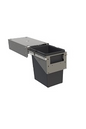 Tanova NZ Simplex Soft Close Kitchen Bin - 200mm ,300mm and 350mm Cabinet Drawer Front Type - 1 x 8Litre ,1 x 12Litre ,1 x 15Litre ,1 x 18Litre ,1 x 24Litre Grey