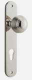 Iver Guildford Door Knob 14336 Oval Backplate Polished Nickel - Passage ,Privacy & Entrance