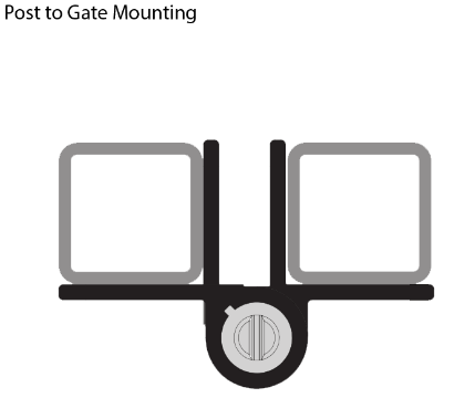 D&D Technologies DD TECH KWIKFIT ALU SELF-CLOSING ADJUST WALL/POST MNT HINGE