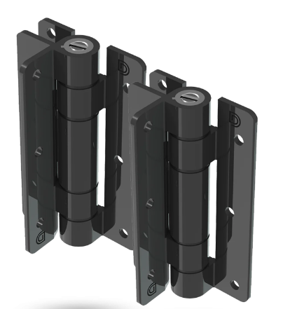D&D Technologies DD TECH KWIKFIT ALU SELF-CLOSING ADJUST WALL/POST MNT HINGE