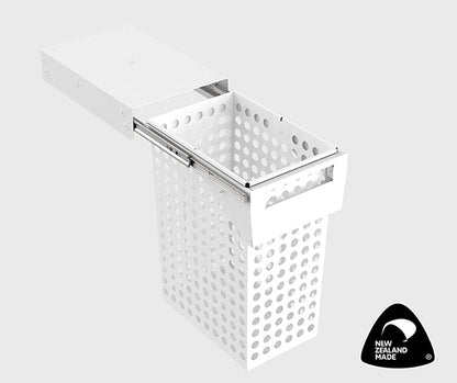 Tanova Simplex Pull Out Soft Close Push to Open Laundry Basket 350mm Cabinet 1x65L Steel Basket White
