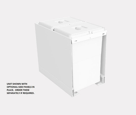 Tanova LEGRABOX M Drawer Insert Frame and Buckets for 350mm Cabinets White and Umbra Grey /Charcoal