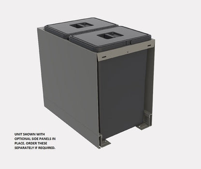 Tanova LEGRABOX M Drawer Insert Frame and Buckets for 350mm Cabinets White and Umbra Grey /Charcoal