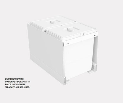 Tanova LEGRABOX M Drawer Insert Frame and Buckets for 350mm Cabinets White and Umbra Grey /Charcoal