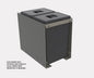 Tanova LEGRABOX M Drawer Insert Frame and Buckets for 350mm Cabinets White and Umbra Grey /Charcoal