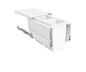 Tanova Designer Series Pull Out Soft Close Kitchen Waste Bin  350mm 2 or 3  Bucket Cabinet -White and Charcoal