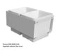 Tanova FLEX Drawer Insert Systems for 350mm Cabinets - 2 Buckets   White and Umbra Grey