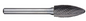 Trucut Heavy Duty Alpha 5/8" (1/4" Shank) & 16mm(6mm Shank) Flame Carbide Burr -Metric