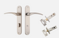 Iver Oxford Door Lever 14728 Oval Backplate Satin Nickel - Passage ,Privacy & Entrance