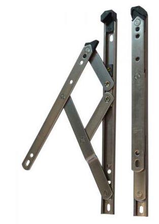 Lohala Bristol 4 Bar Stainless Steel Friction Stay Heavy Duty Height  - Available in 4 sizes : 10" ,16" ,22" & 26"