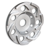 Tusk Heavy Duty L Row Cup Grinding Wheel - 125mm x 6 x 22.23 & 180mm x 6 x 22.23 Middle Bond 30/40