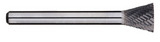 Trucut Heavy Duty Alpha 1/2" (1/4" Shank - 28º) & 5/8" (1/4" Shank - 5/8" Flute ,1/4" Shank - 3/4")  Inverted Taper Carbide Burr