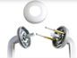 ASSA ABLOY VELOCITY 63MM ROSE ROSE L1 SUMMIT PASSAGE ,PRIVACY & DUMMY HALF SET SATIN CHROME