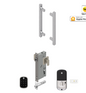 YALE ASSURE SL(Keyless) SMART-READY LOCK WITH APEX 145X225 ENTRANCE SET MATT BLACK & SATIN NICKEL