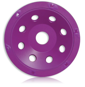 Tusk Heavy Duty PCD Cup Grinding Wheel - 125mm x 6T x 22.23 & 180mm x 6T x 22.23