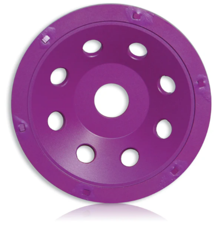 Tusk Heavy Duty PCD Cup Grinding Wheel - 125mm x 6T x 22.23 & 180mm x 6T x 22.23