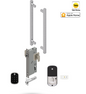 YALE ASSURE SL(Keyless) SMART-READY LOCK WITH APEX 145X375 ENTRANCE SET SATIN NICKEL & MATT BLACK