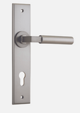 Iver Berlin Door Lever 14794 Chamfered Backplate Satin Nickel - Passage ,Privacy & Entrance