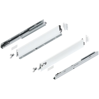 Blum Tandembox Antaro Kitset length 550mm X 98.5mm - 224mm (Height 5 Options ) 65KG Silk White