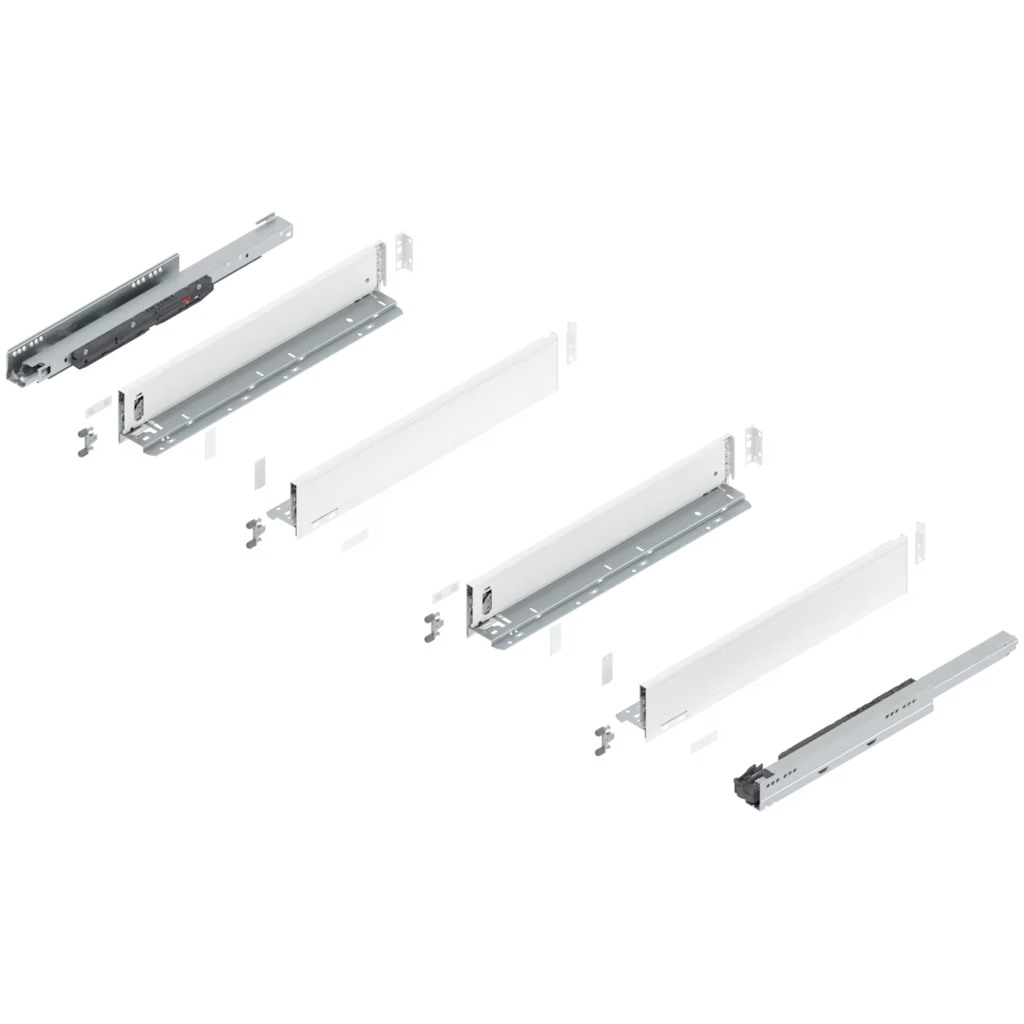 Blum Legrabox pure kitset M height 106mm x 500,550mm ( length 2 option) 40kg sink drawer