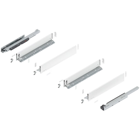 Blum Legrabox pure kitset M height 106mm x 500,550mm ( length 2 option) 40kg sink drawer