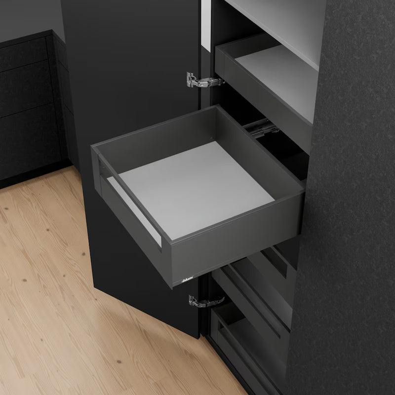 Blum Legrabox pure kitset one door Design Element fronts Length 500-550mm ,5 × 40kg Space tower up to 600W