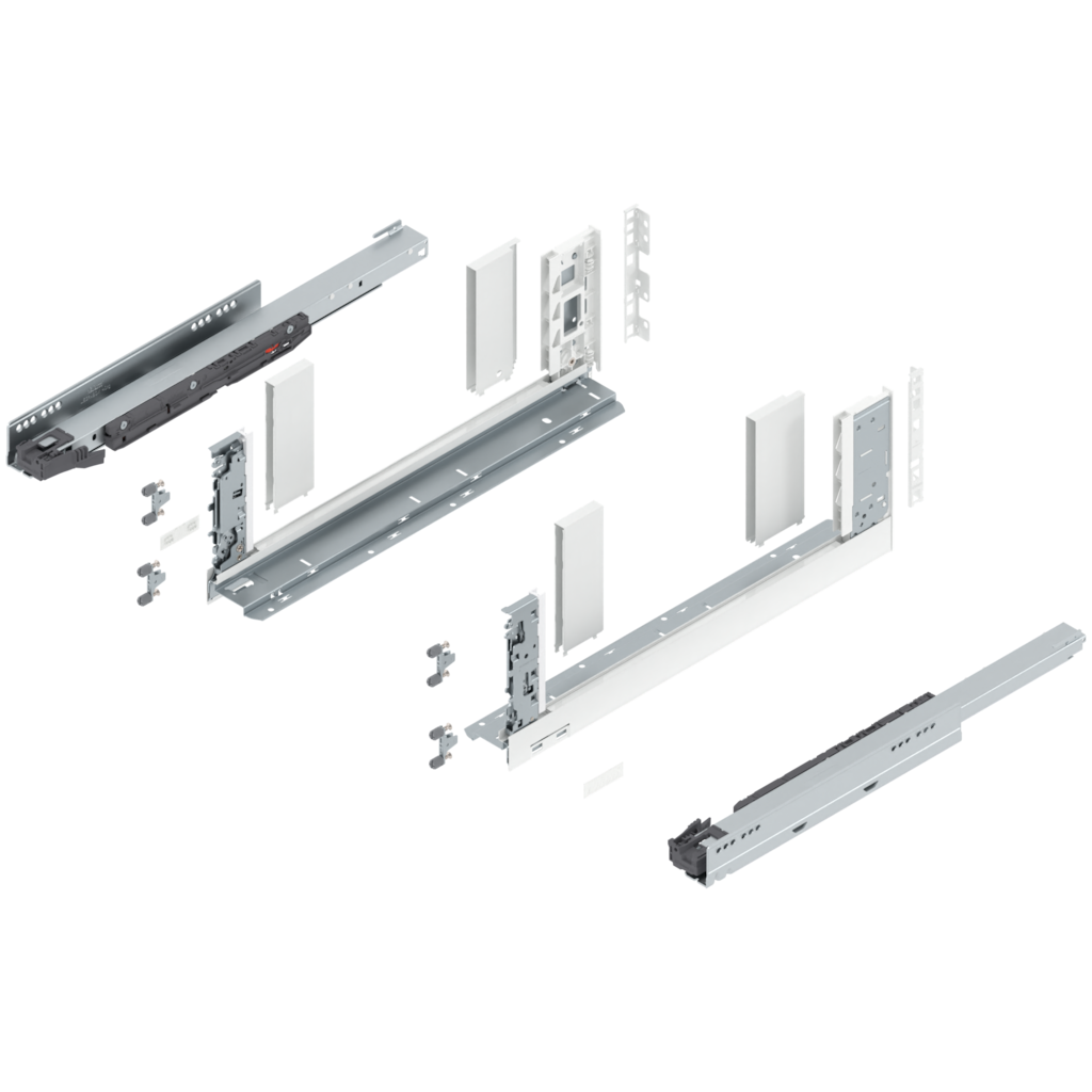 Blum Legrabox free kitset C height 193 x 500,550mm (length 2 option) 40kg