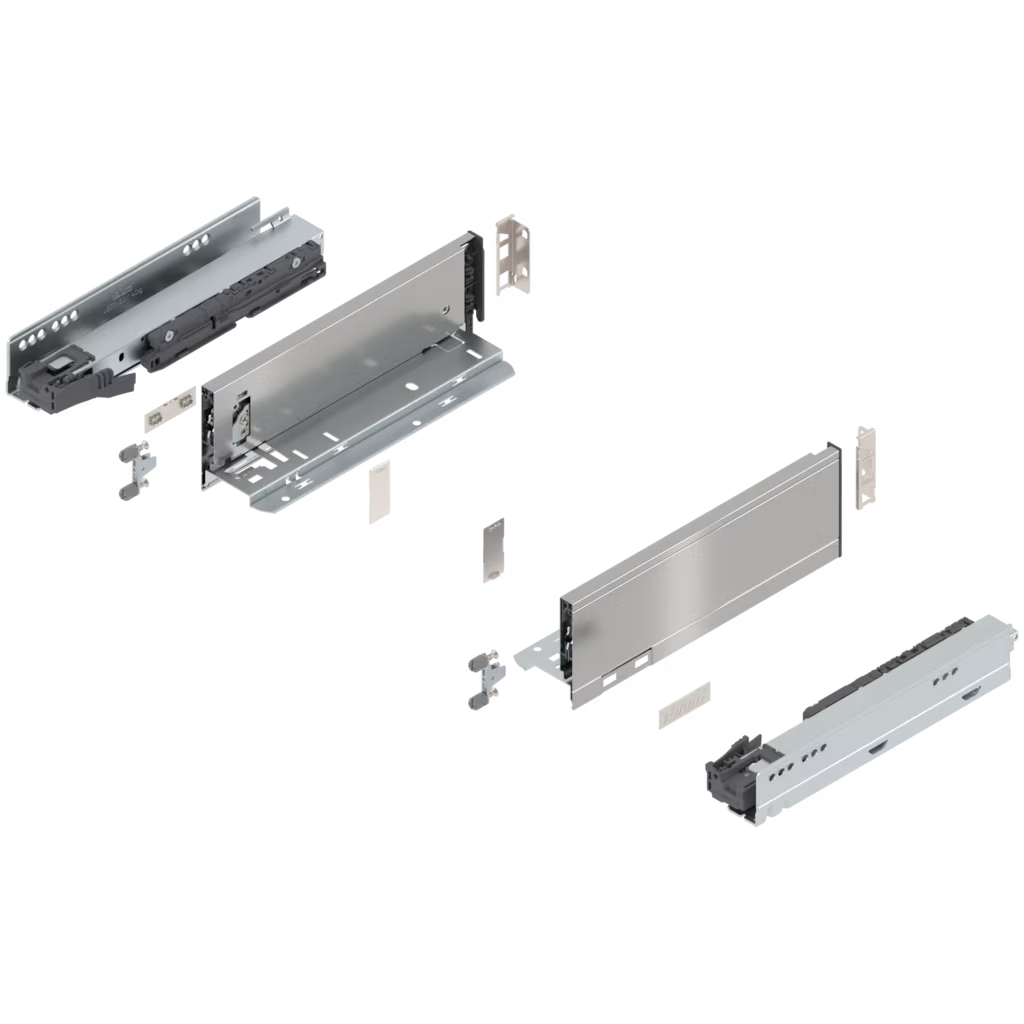 Blum Legrabox pure kitset stainless steel Length 270mm x 106mm ,193mm ( height 2 Options) 40kg