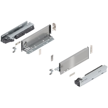 Blum Legrabox pure kitset stainless steel Length 270mm x 106mm ,193mm ( height 2 Options) 40kg