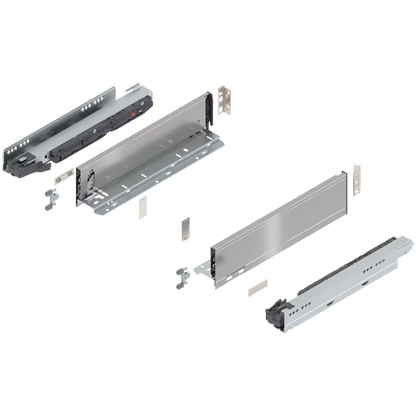 Blum Legrabox pure kitset stainless steel Length 350mm x 106mm ,193mm ( height 2 Options) 40kg