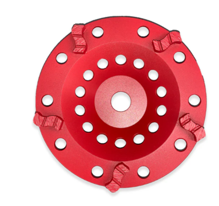 Tusk Heavy Duty S Row Cup Grinding Wheel - 125mm x 8 x 5T x 22.23 & 180mm x 8 x 5T x 22.23 Fast Bond 20/25