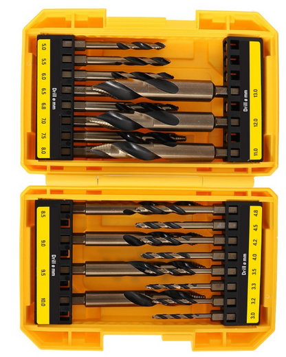Trucut Heavy Duty Alpha 16 Piece & 23 Piece ONSITE Plus Impact Step Tip Drill Set