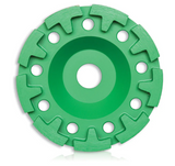 Tusk Heavy Duty T Row Cup Grinding Wheel - 125mm x 6 x 22.23 & 180mm x 6 x 22.23 Middle Bond 100/120