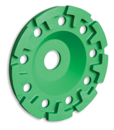 Tusk Heavy Duty T Row Cup Grinding Wheel - 125mm x 6 x 22.23 & 180mm x 6 x 22.23 Middle Bond 100/120