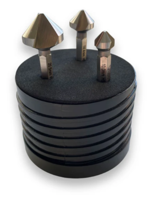 Tusk Heavy Duty HSS Countersink QC Hex M35 5% Cobalt 1pc pack - 6.3mm ,8.3mm ,10mm,10.4mm & 12.4mm