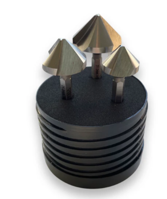 Tusk Heavy Duty HSS Countersink QC Hex M35 5% Cobalt 1pc pack - 6.3mm ,8.3mm ,10mm,10.4mm & 12.4mm