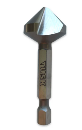 Tusk Heavy Duty HSS Countersink QC Hex M35 5% Cobalt 1pc pack - 6.3mm ,8.3mm ,10mm,10.4mm & 12.4mm