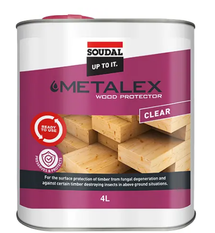 Soudal Metalex Wood Protector 4Litres Priced Per Unit
