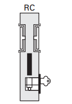 Cavity Slider For Doors Cavilock CL100 Flushturn Both Sides & Key One Side RC Edge Pull -Polished Brass & Satin Chrome