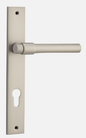 Iver Helsinki  Door Lever 14896 Rectangular Backplate Satin Nickel - Passage ,Privacy & Entrance