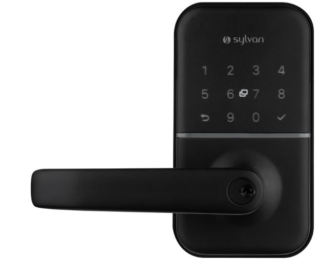 Sylvan Electronic Digital Smart Entry Lever Handle SL43E Black