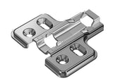 Hettich Germany Veosys 105° stainless steel hinge, overlay, TH - drilling pattern 52 x 5.5 mm, for screwing on with Mounting Plate