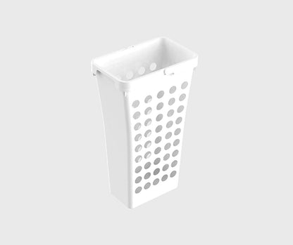 Tanova Designer Series Pull Out Soft Close  Laundry Basket  400mm Cabinet 1x36L Plastic Hamper White