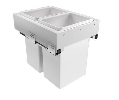 Tanova Simplex Plus Soft Close  Pull Out Kitchen Bin 400mm Cabinet