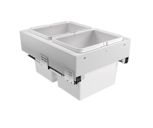Tanova Simplex Plus Soft Close  Pull Out Kitchen Bin 400mm Cabinet