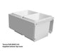 Tanova FLEX Drawer Insert Systems for 400mm Cabinets - 2 Buckets   White and Umbra Grey