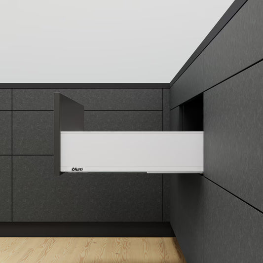 Blum Legrabox pure kitset Length 400mm x 106mm - 257mm ( height 4 Options) 40kg