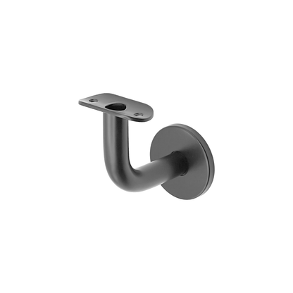 MILES NELSON DOOR BANNISTER BRACKET SATIN GRAPHITE FINISH LED READY / HOLLOW CORE PRICED PER EACH