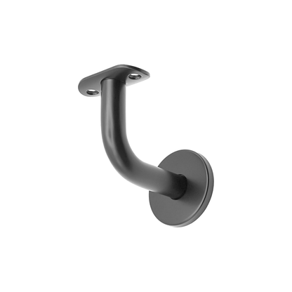 MILES NELSON DOOR BANNISTER BRACKET SATIN GRAPHITE FINISH LED READY / HOLLOW CORE PRICED PER EACH